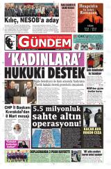 DÜNDEN BUGÜNE GÜNDEM