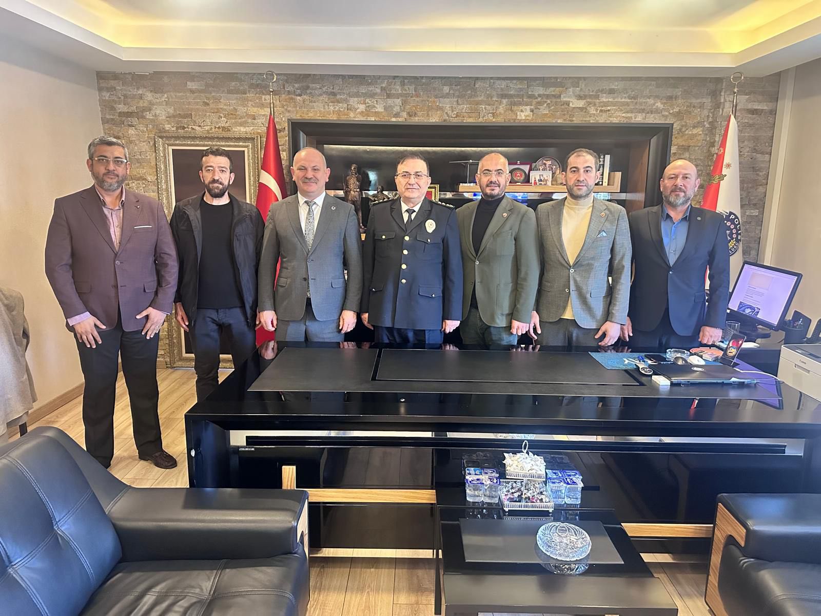 MHP İlçe Başkanlığı’ndan Polis Haftası Ziyareti