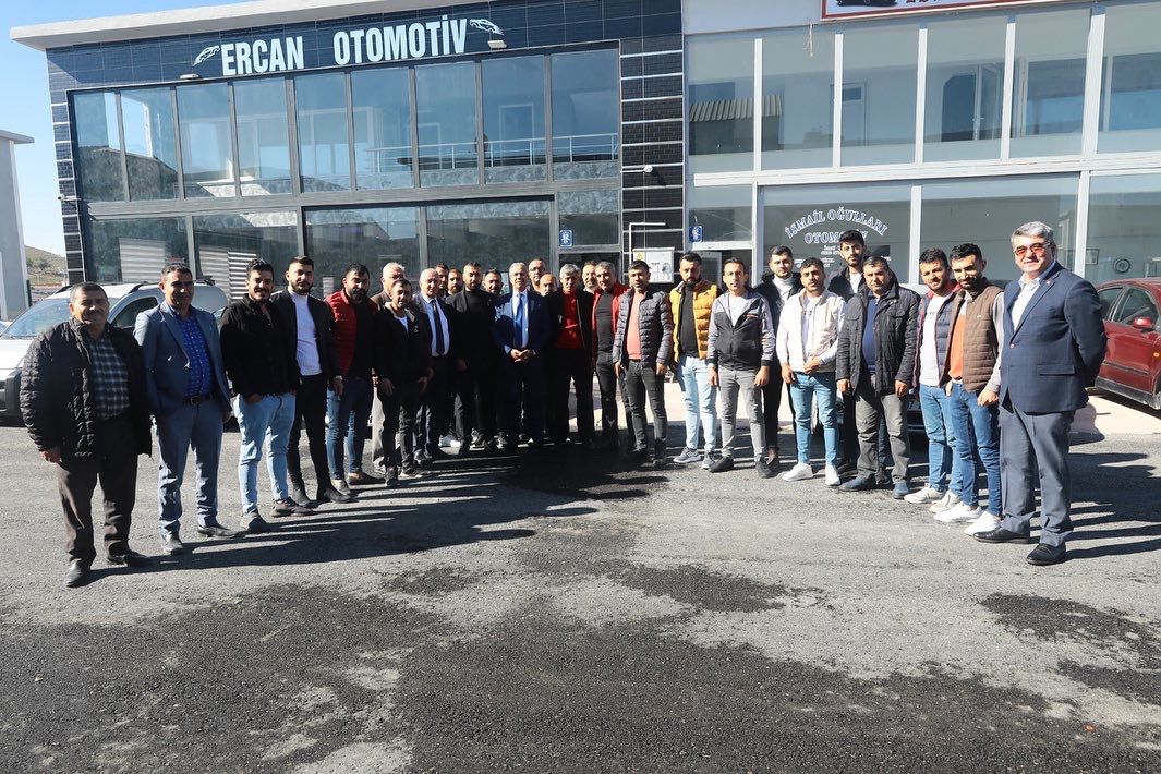 BAŞKAN YILDIZKAYA GALERİCİLER SİTESİ’NDE ESNAFLARLA BULUŞTU