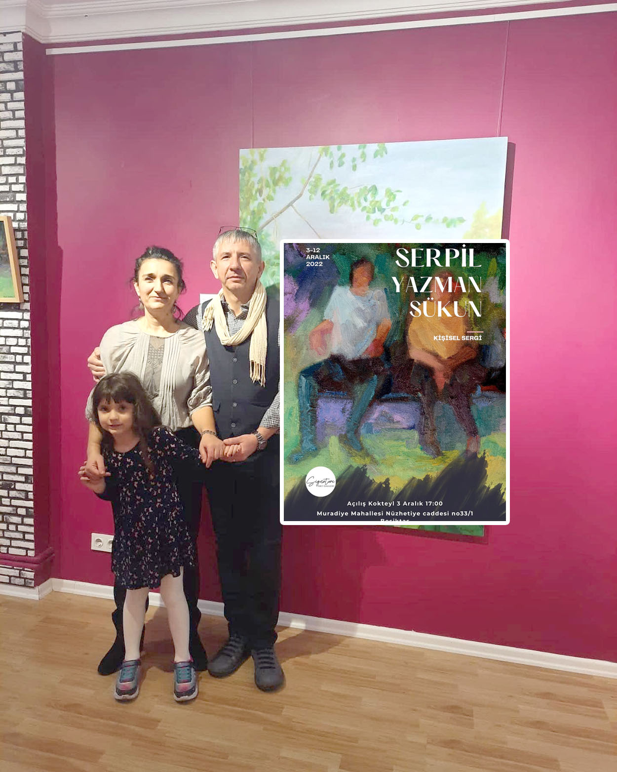 SERPİL YAZMAN Yeni sergisi “Sükûn” SİGNATURE ART GALLERY’de