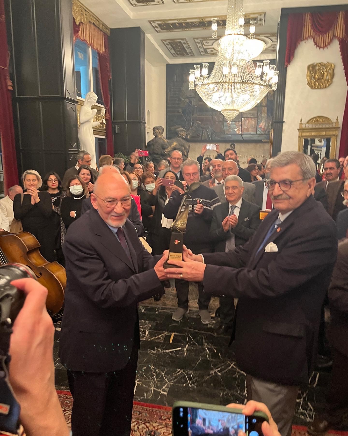 ANKARA GAZETECİLER CEMİYETİNDE 10 OCAK RESEPSİYONU YAPILDI