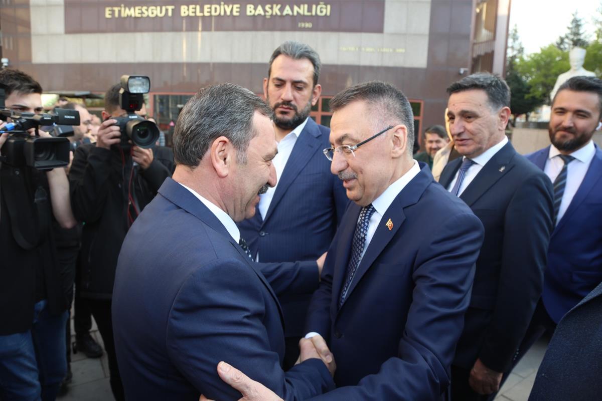 FUAT OKTAY ETİMESGUT´U ZİYARET ETTİ