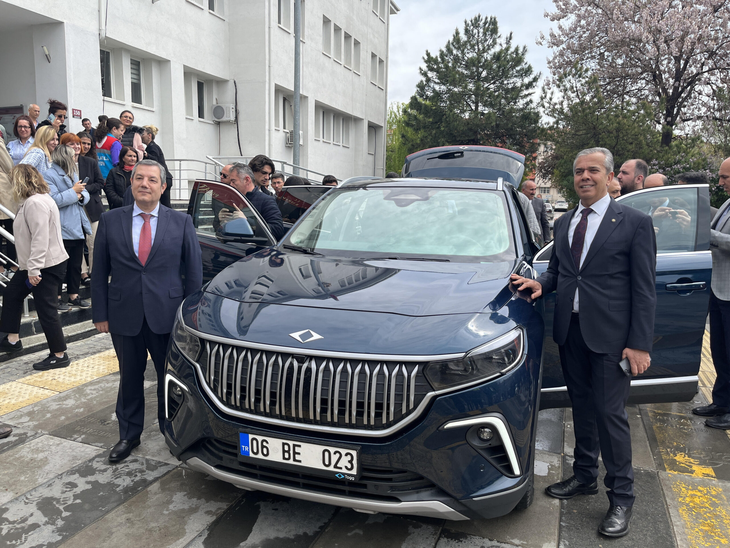 TOGG POLATLI DA GÖRÜCÜYE ÇIKTI