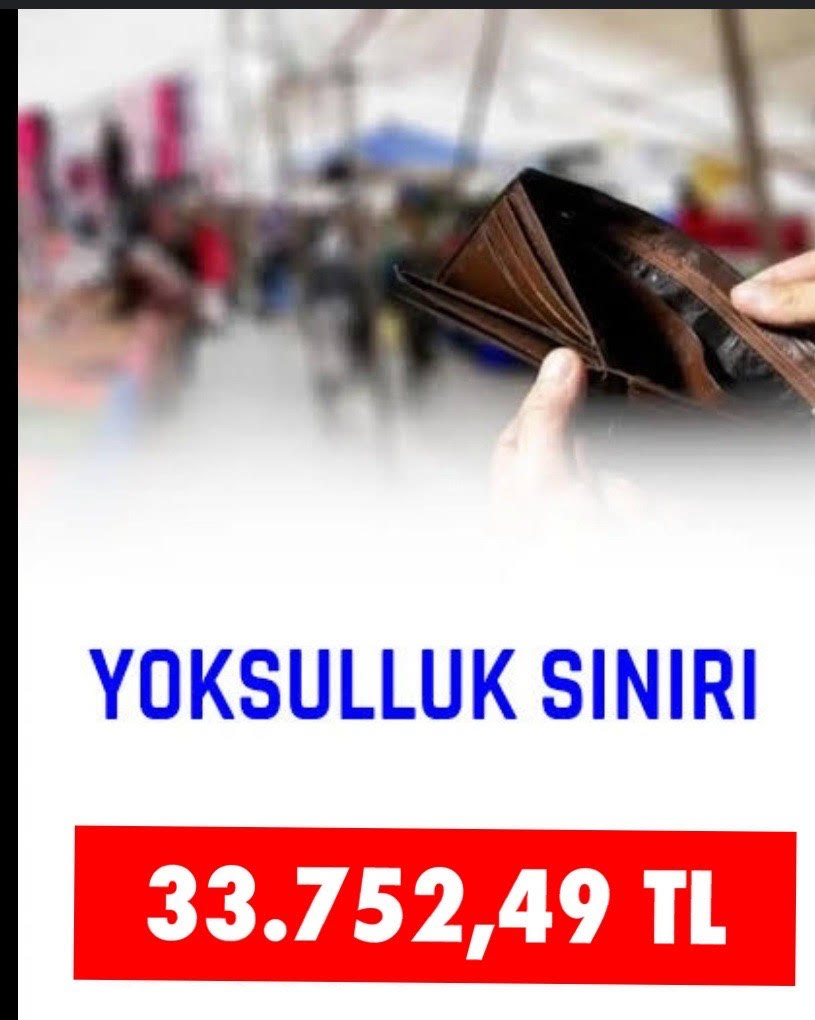 YOKSULLUK SINIRI 33.752.49 TL