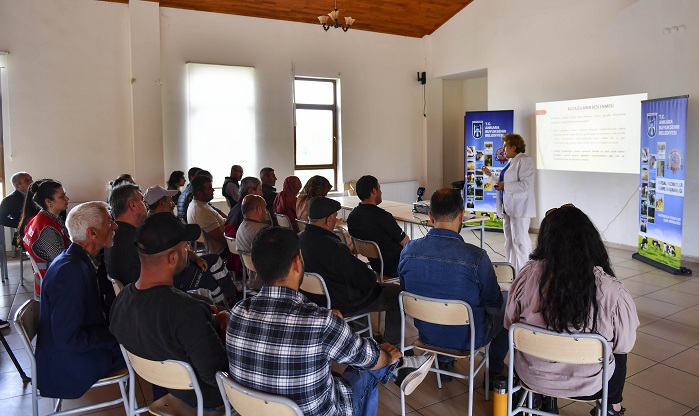 ANKARA BÜYÜKŞEHİR BELEDİYESİNİN HAYVAN YETİŞTİRİCİLERİNE VERDİĞİ EĞİTİMLER SÜRÜYOR