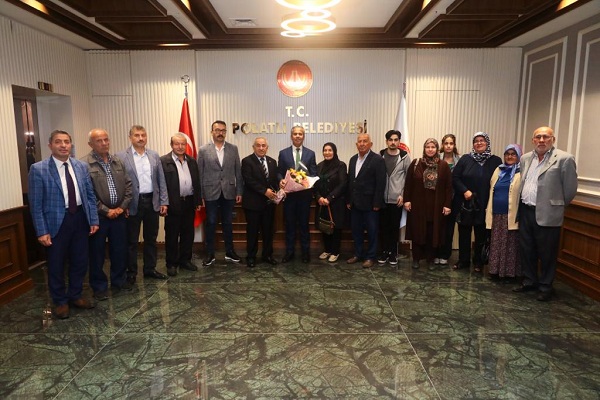 ŞEHİT AİLELERİ DERNEĞİ BAŞKAN YILDIZKAYA’YI ZİYARET ETTİ