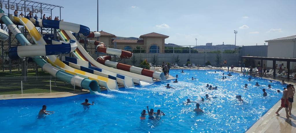 POLATLI BELEDİYESİ SU PARKINA YOĞUN İLGİ