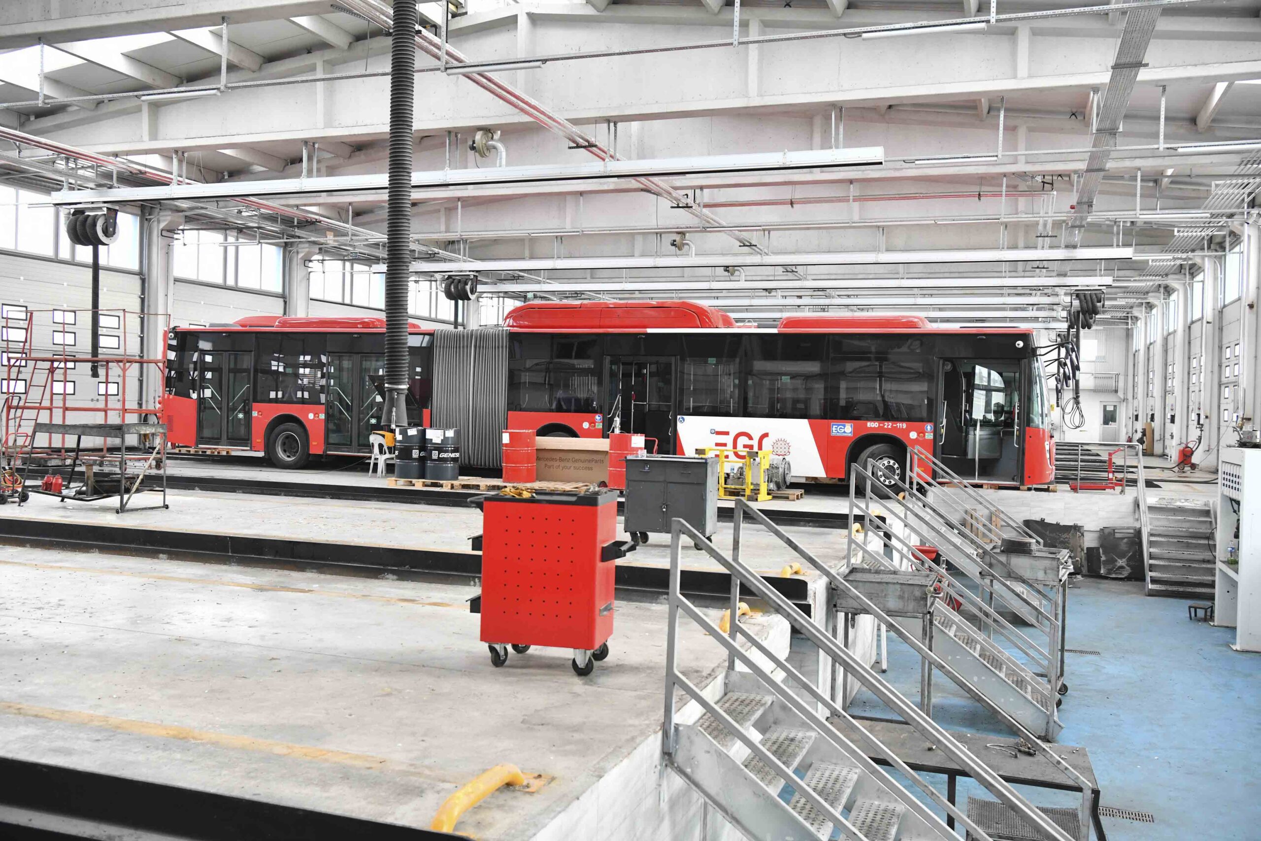 EGO GENEL MÜDÜRLÜĞÜ OTOBÜSLERİ KIŞ ŞARTLARINA HAZIRLADI