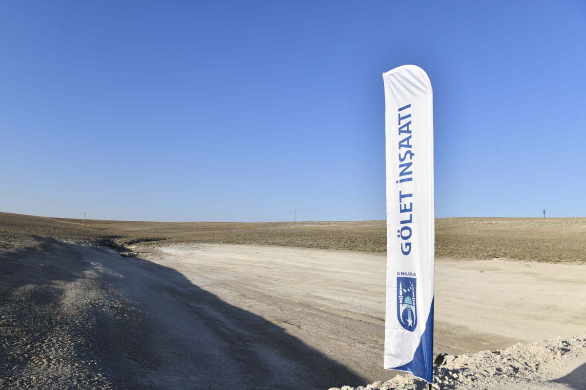 ANKARA BÜYÜKŞEHİR BELEDİYESİNDEN HAYVANSAL İÇME SUYU VE TARIMSAL SULAMA GÖLETİ