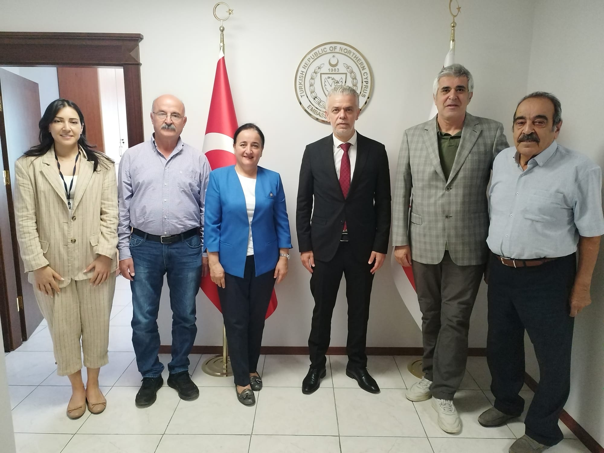 Ankara Kulübü’nden KKTC Ankara Büyükelçisi Korukoğlu’na ziyaret